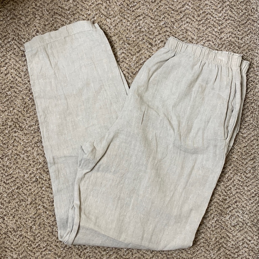 Vintage Linen Pants Long, with pockets